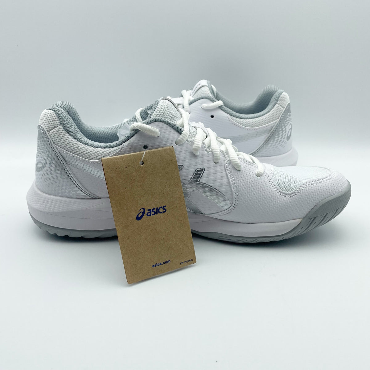 ASICS Womens GEL-Dedicate 8 Athletic Shoes Size 8 M EU 39.5 White Silver NWT