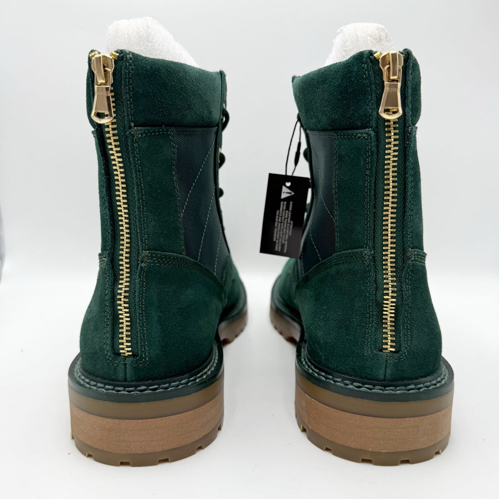 Saint Morta Mens Legion Ankle Combat Boots Size 10 EU 44 Green Gum Suede NIB
