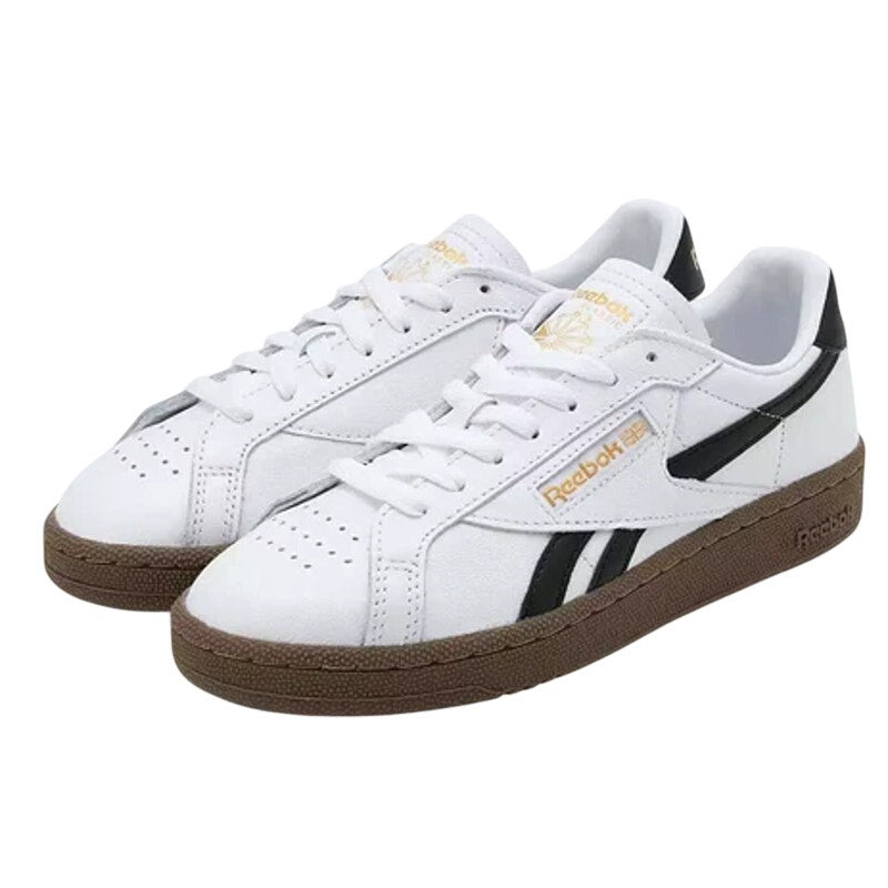 Reebok Mens Club C Grounds Casual Sneakers Size 9 EU 42 White Black NIB
