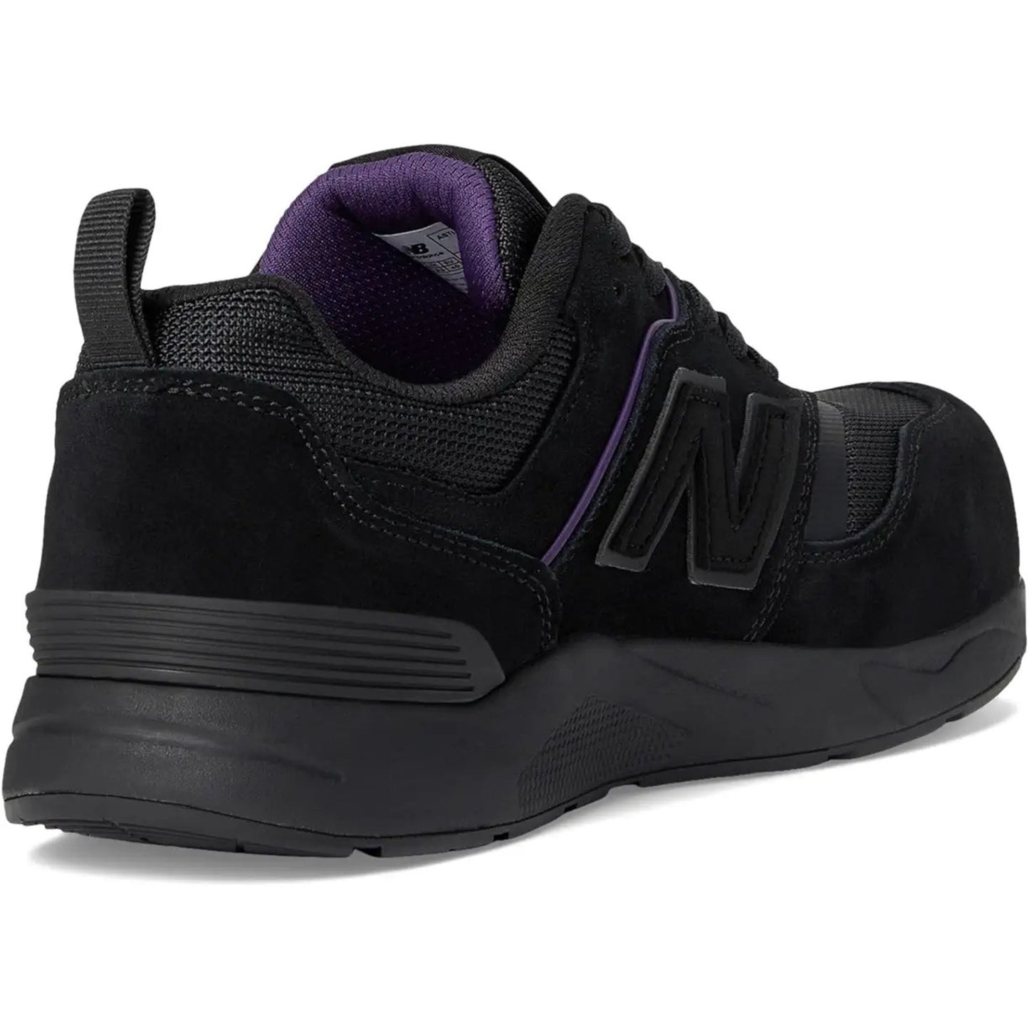 New Balance Womens Elite Lite Work Sneakers US 9.5 Wide Black Purple CT SR NIB