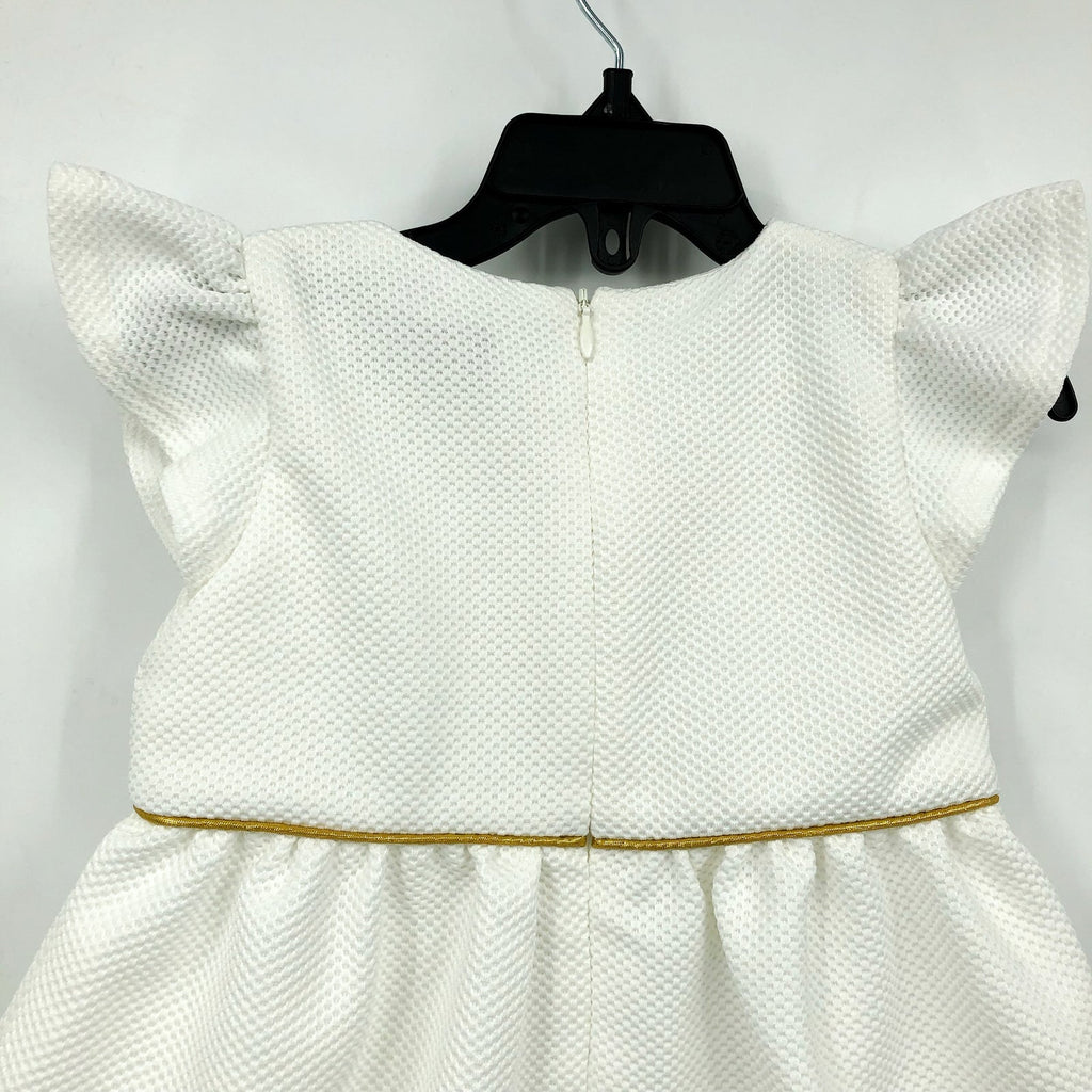 BARDOT Toddler Girls Waffle-Knit Mini Dress 24 Months Gardenia White NWT