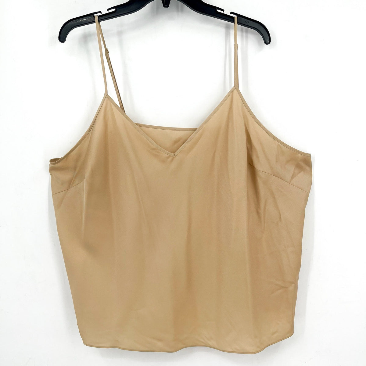 VINCE Women's V-Neck Camisole Top XXXL Beige Nude Champagne NWOT