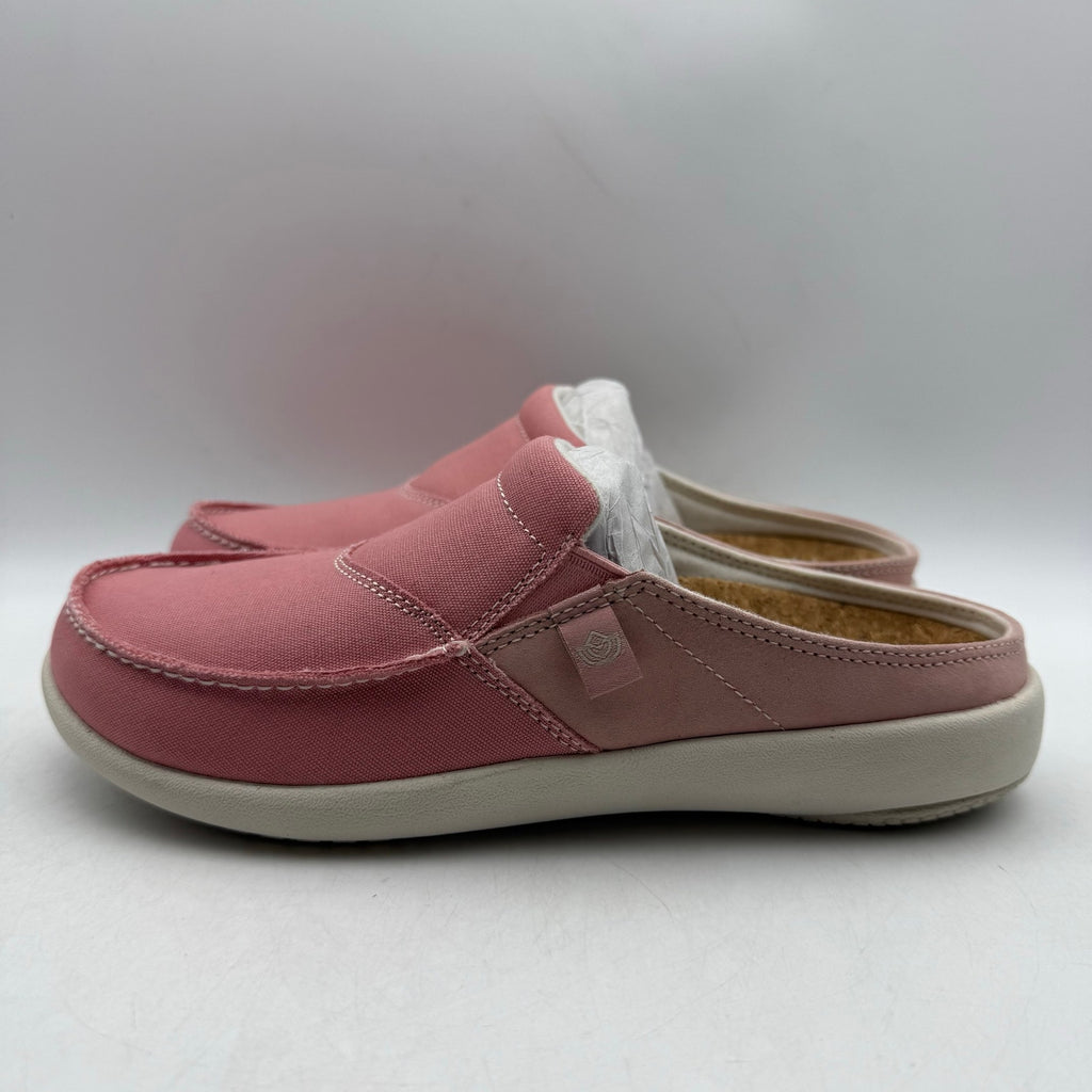 Spenco Womens Siesta Spring Slide Shoe Size 6.5 Pink Water Resistant Slip On NIB