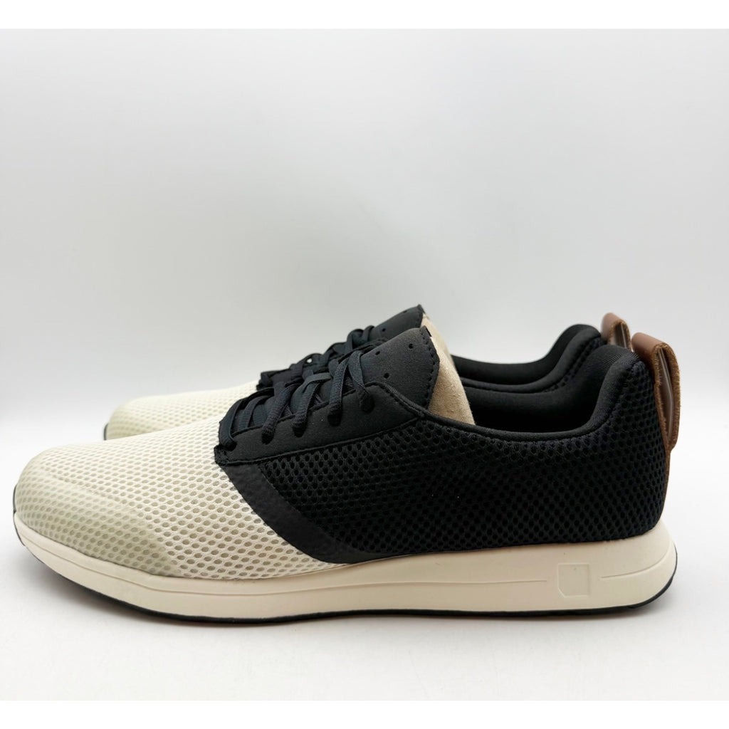 YORK Mens The Henry Runner Athletic Shoes Size 11 Black Cream Sneakers NIB