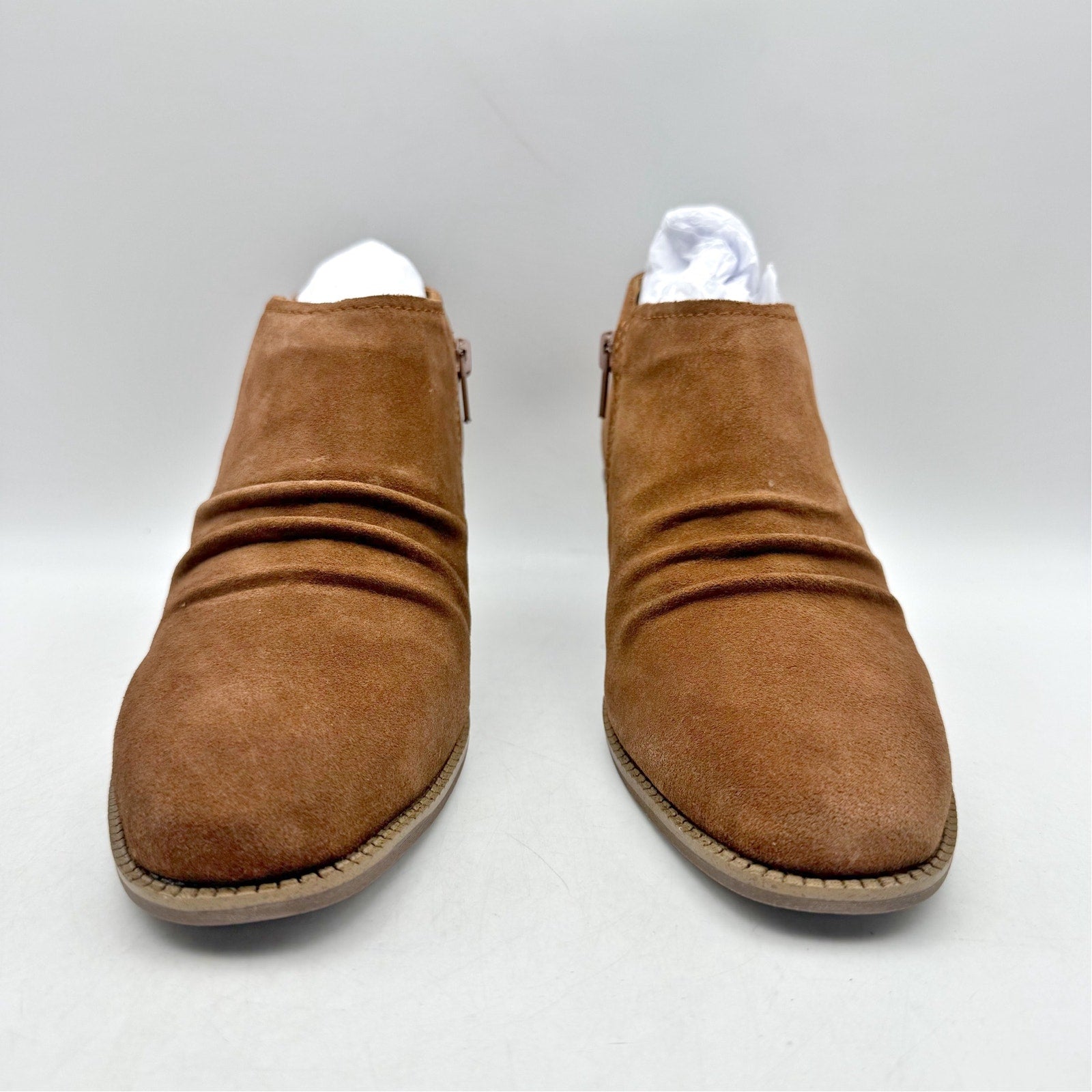 Zodiac Womens Hope Ankle Booties US 6 Brown Suede NWOB
