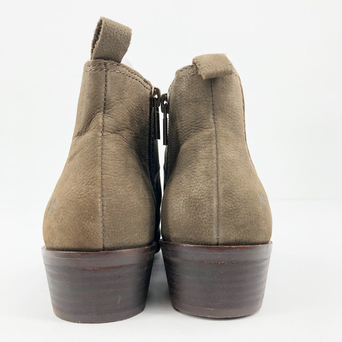 LUCKY BRAND Womens Hikalli Ankle Bootie Size 6 Brown Green Boot Leather NWOB