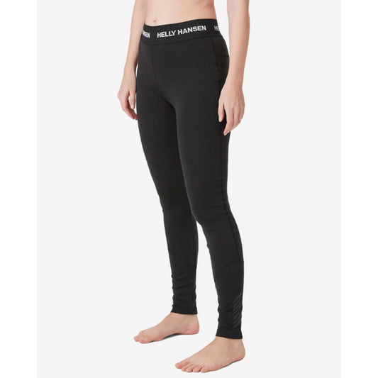 HELLY HANSEN Women's Lifa Merino Pants Black Base Layer Midweight MEDIUM