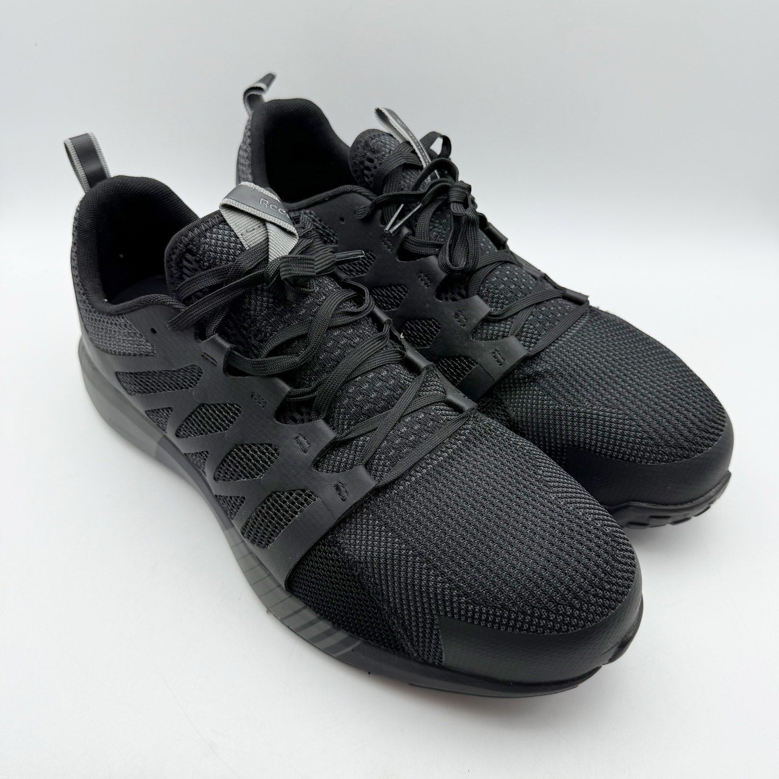 Reebok Work Womens Fusion Flexweave Sneaker 7.5 M Black EH Comp Toe SR NIB