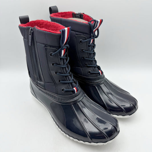Tommy Hilfiger Womens Hierra Cold Weather Boots US 9 M EU 40 Blue NIB