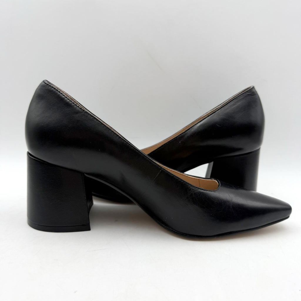 Naturalizer Womens Licia Pumps Size 6 M EU 36 Black Leather Heels NWOB