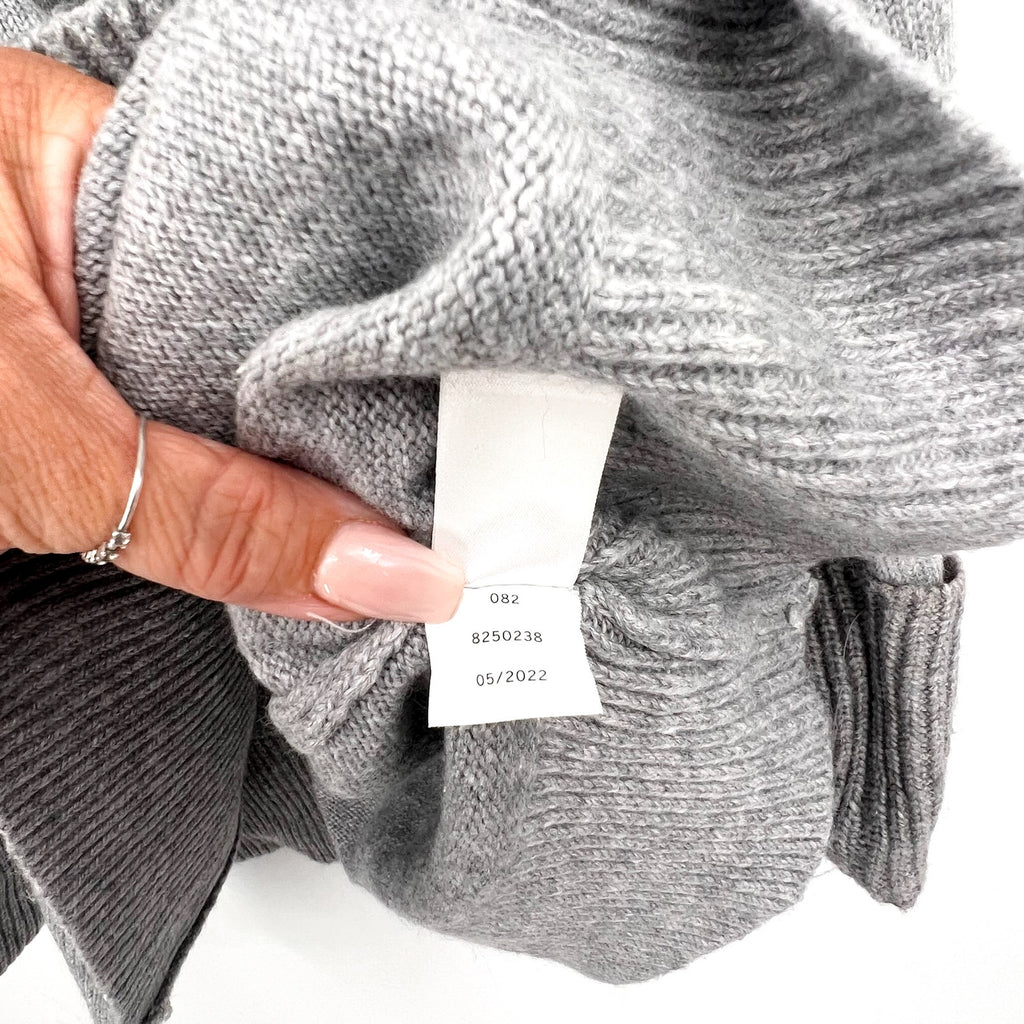 1. STATE Women Turtleneck Cold Shoulder Sweater 3X Light Heather Grey NWOT