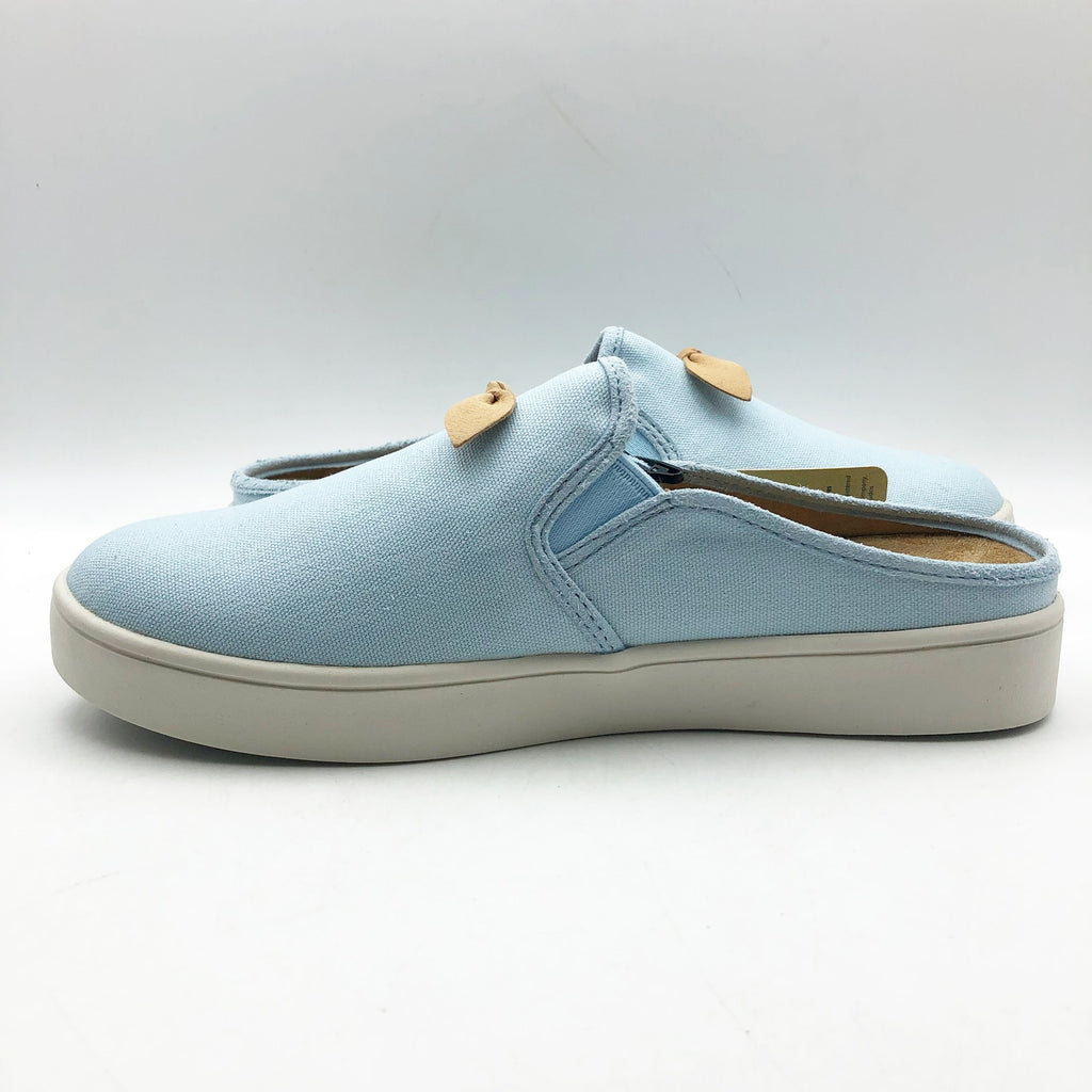 Spenco Womens Audrey Casual Slides 8.5 WIDE Cool Blue Slip On Sneaker Mule NIB