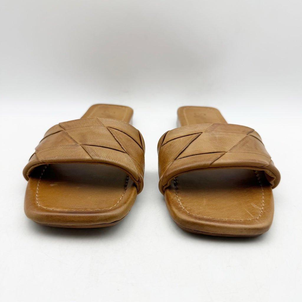 Seychelles Womens Portland Slide Sandals US 6.5 M Light Brown Leather NWOB