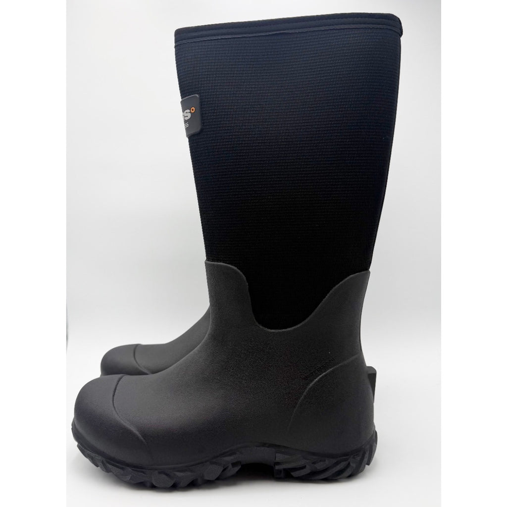 Bogs Men's Workman 17 Boots Size 9 EU 42 Black Comp Toe Insulated Waterproof NIB