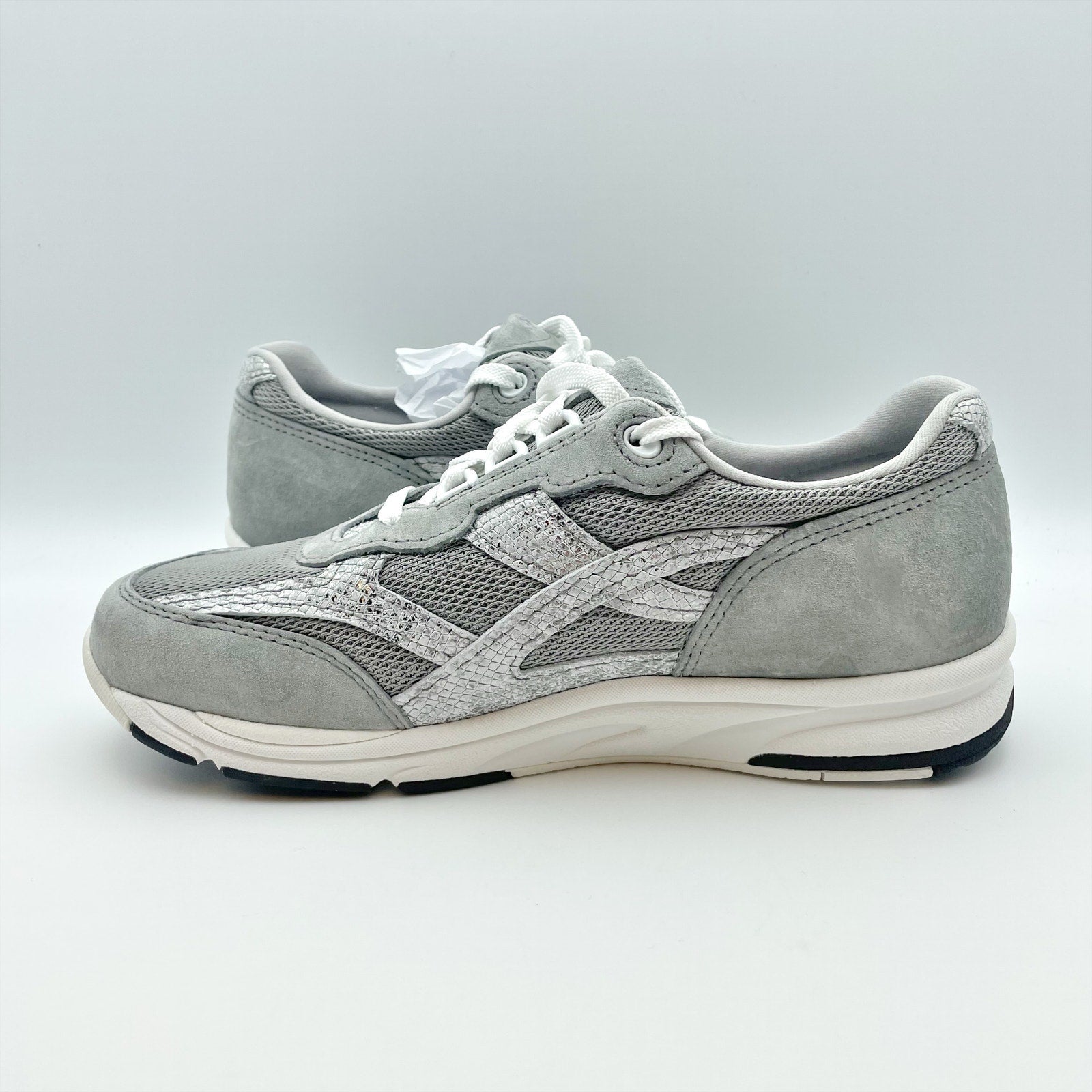 SAS Womens Tour Mesh Sneakers Size 12 M Grey White Comfort Walking NIB