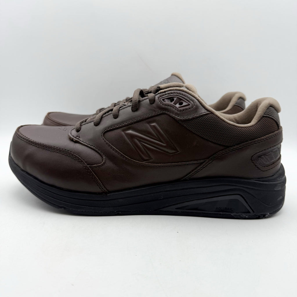 New Balance Mens 928v3 Walking Sneakers US 9 XXWIDE EU 42.5 Brown Leather NIB