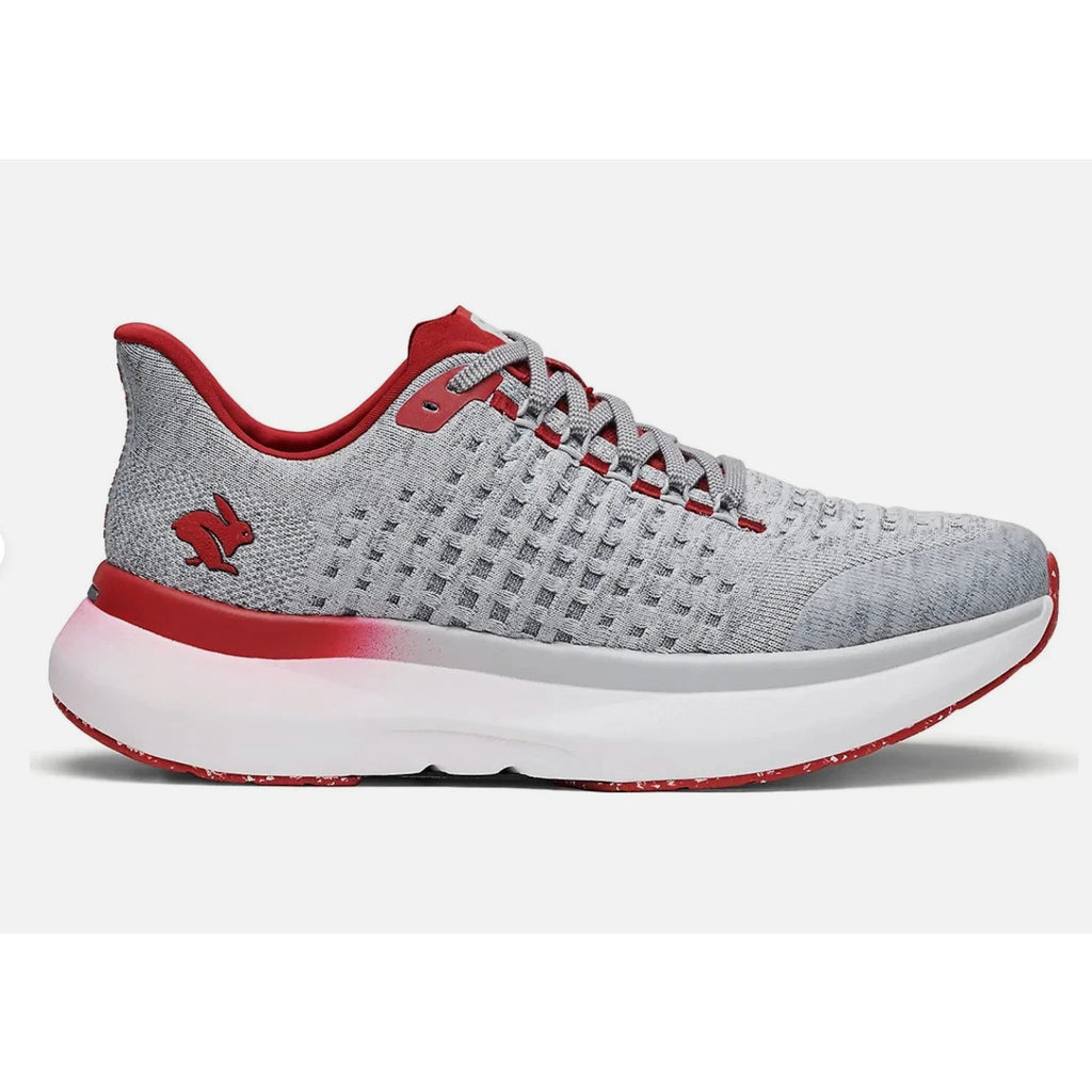 Rabbit Mens Dream Chaser Running Shoes Size 11.5 Gray Red Athletic Sneakers NIB