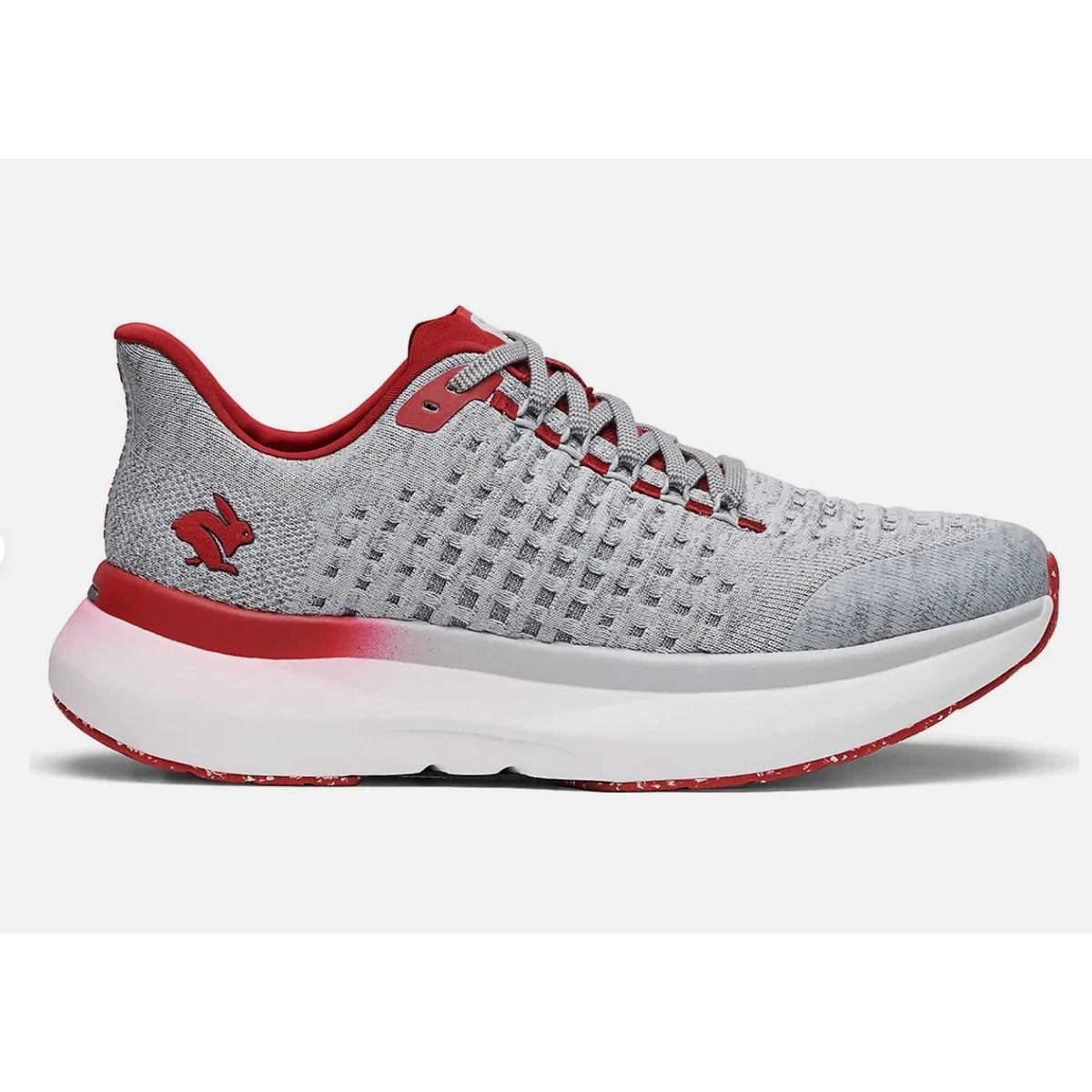Rabbit Mens Dream Chaser Running Shoes Size 11.5 Gray Red Athletic Sneakers NIB