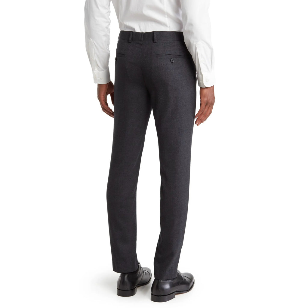 PENGUIN Men's Osman Wool Blend Flat Front Dress Pants 38x32 Charcoal NWOT