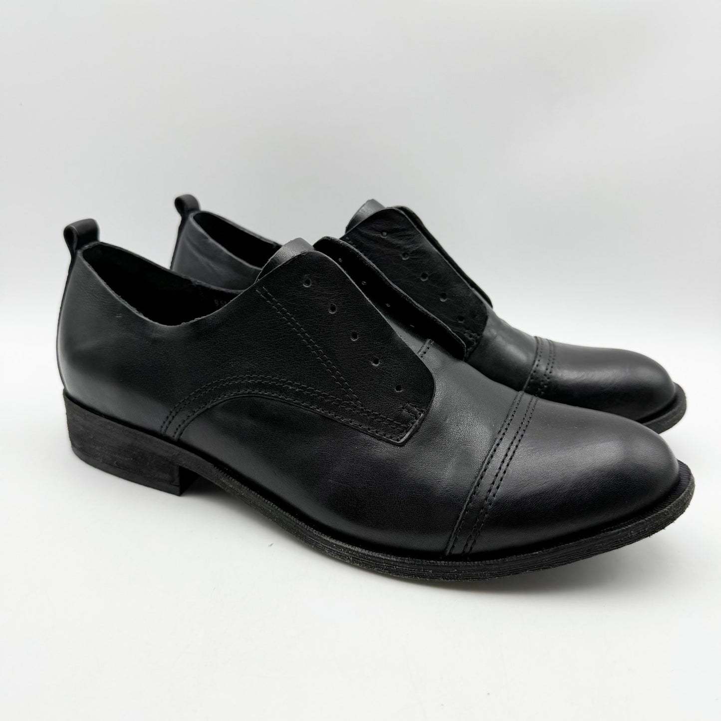 Kork-Ease Womens Rori Shoes US 9.5 M EU 40 Black Leather Slip On NIB