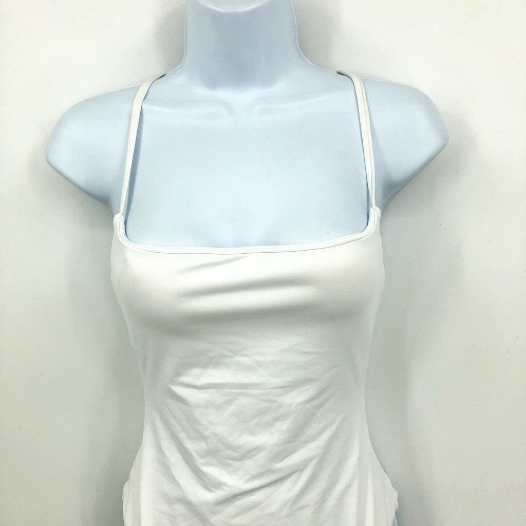 ANDIE SWIM Fiji One-Piece Swimsuit XS Tall US 0-2 White Lace-Up Back NWT