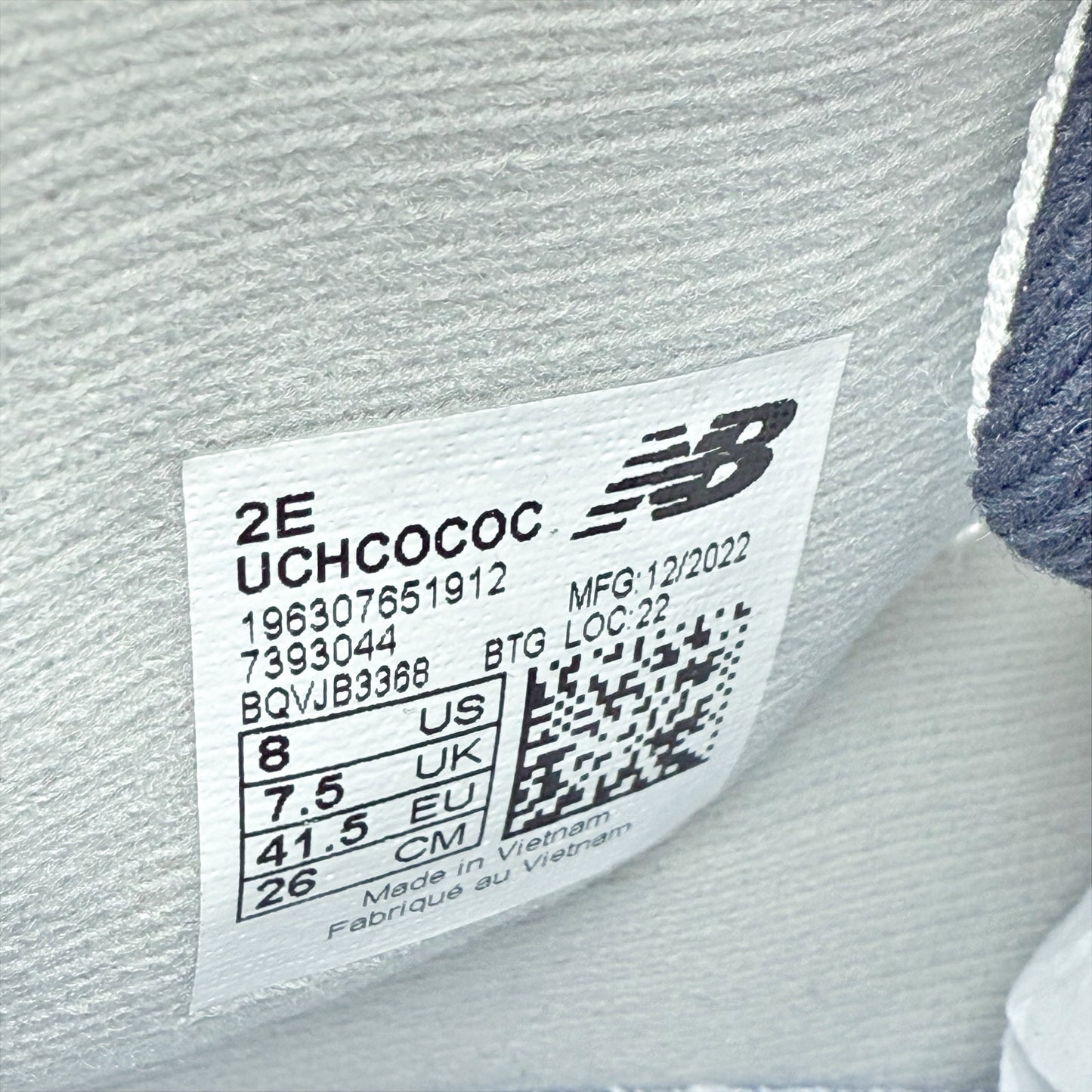 New Balance Mens Coco CG1 Tennis Hard Court Sneakers US 8 Wide White Blue NIB