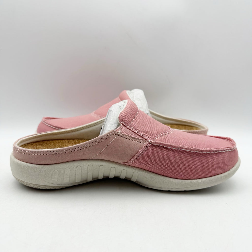 Spenco Womens Siesta Spring Slide Shoes Size 5.5 Wide Pink Water Resistant NIB