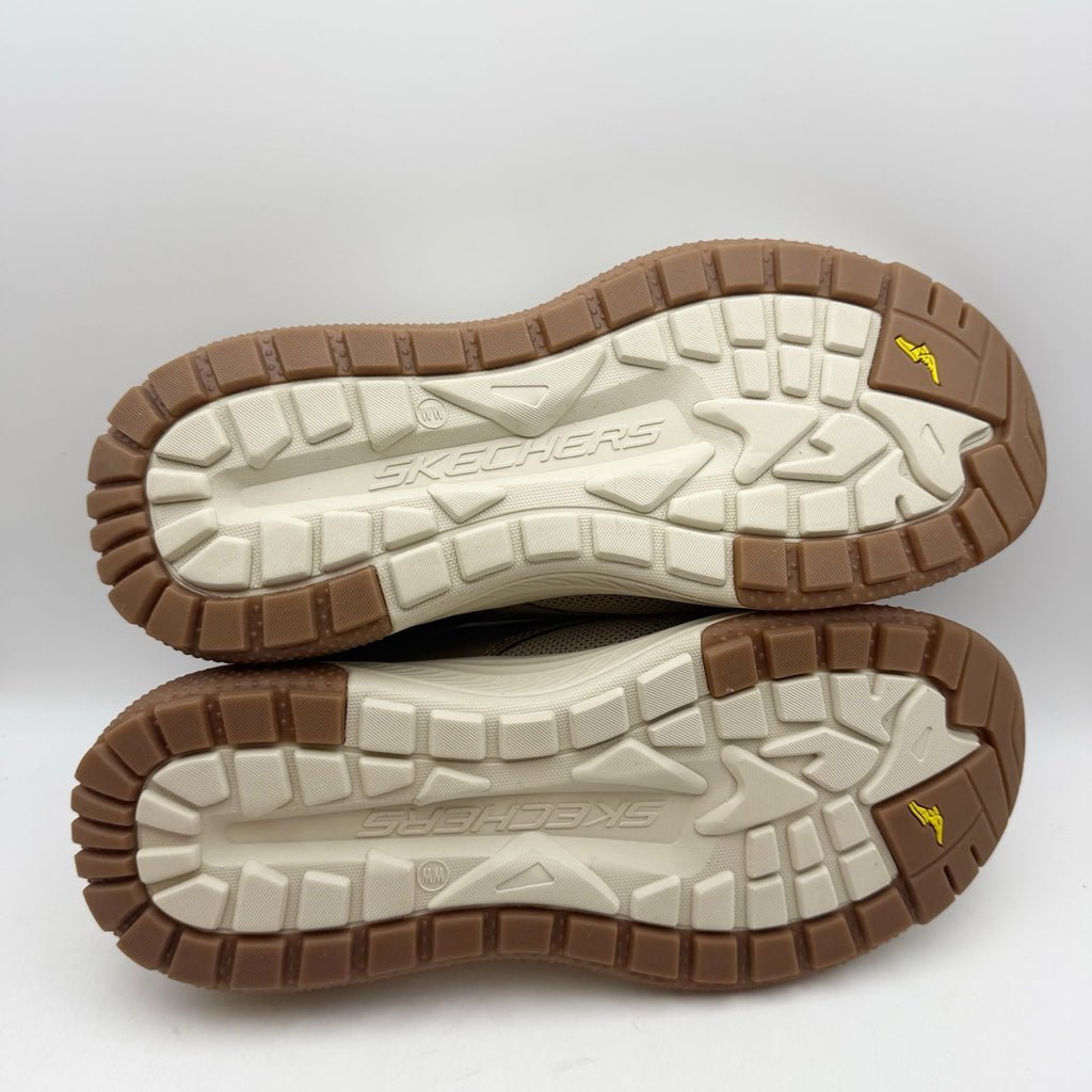 SKECHERS Mens Meroe - Alden Slip On Boat Shoes US 13 WW Taupe Tan Sneakers NWT