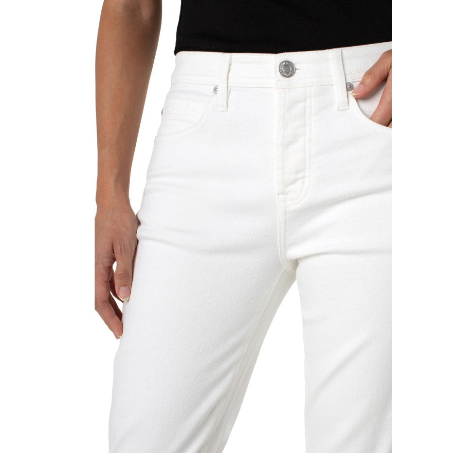 LIVERPOOL Women's Keeper Boyfriend Jeans US 6 SIZE 28 Bright White Cuff NWT