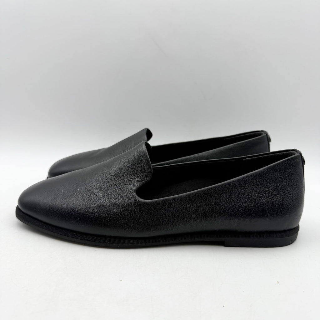 Vionic Womens Willa 2.0 Loafers US 8 Wide EU 38.5 Black Leather NWOB