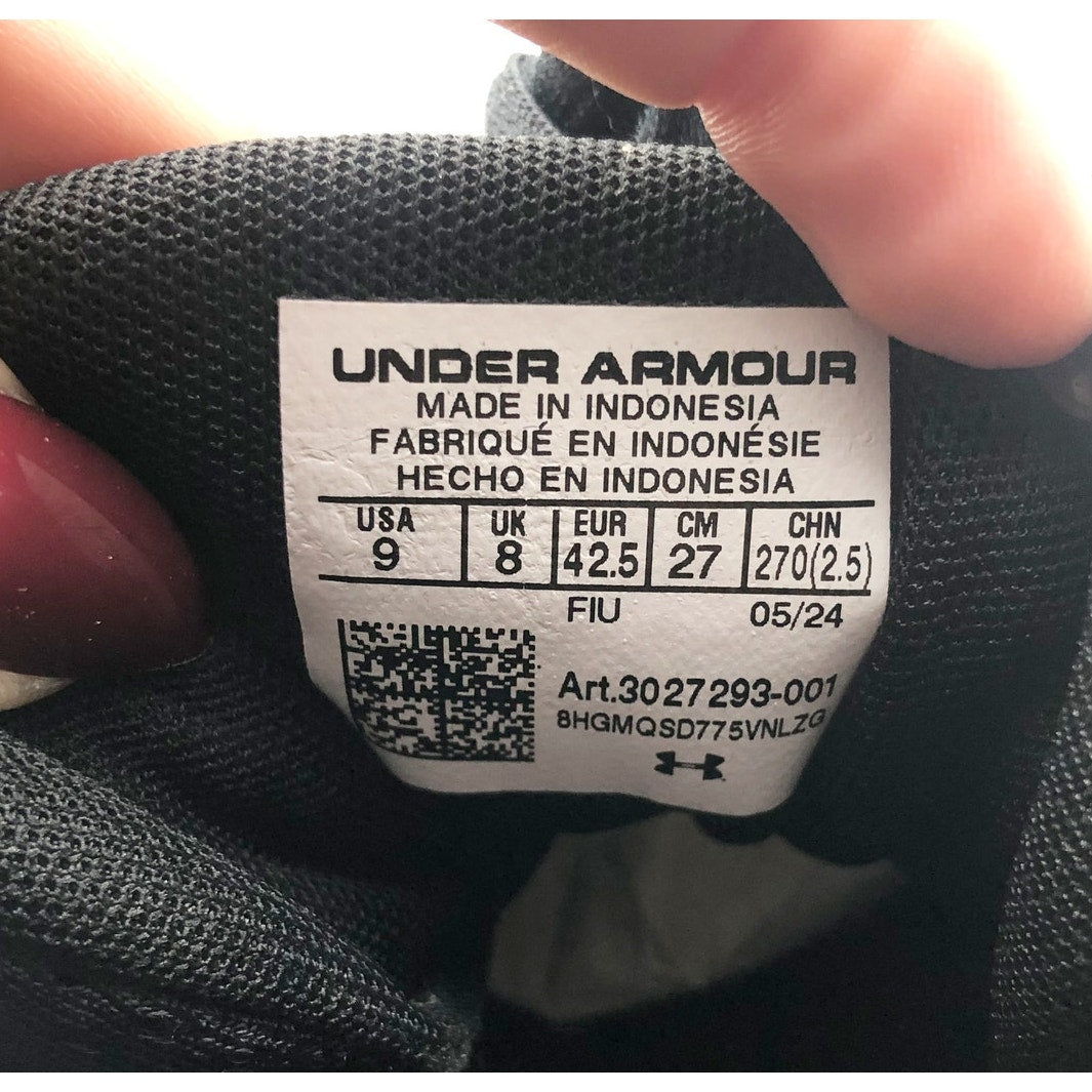 Under Armour Spotlight Franchise RM 4.0 Football Cleats 9 Black White NWOB