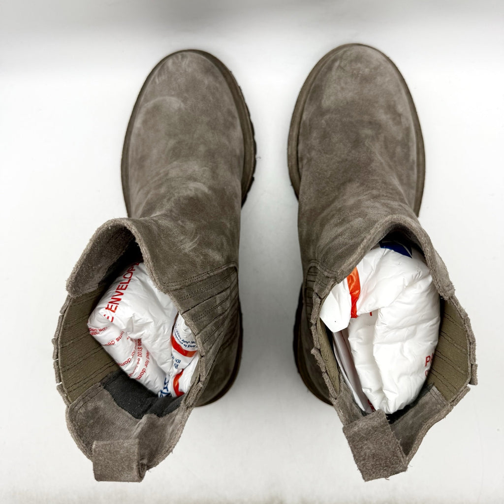 Seychelles Womens Cashew Chelsea Ankle Boots US 7.5 Grey Suede NWOB