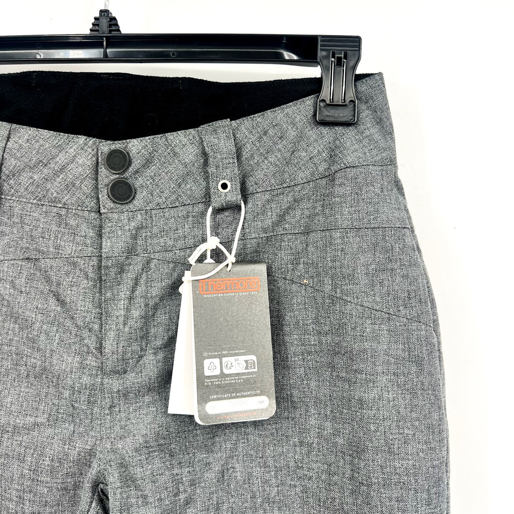 OBERMEYER Women's Malta Snow Ski Pants 2 SHORT Charcoal Grey Waterproof NWT