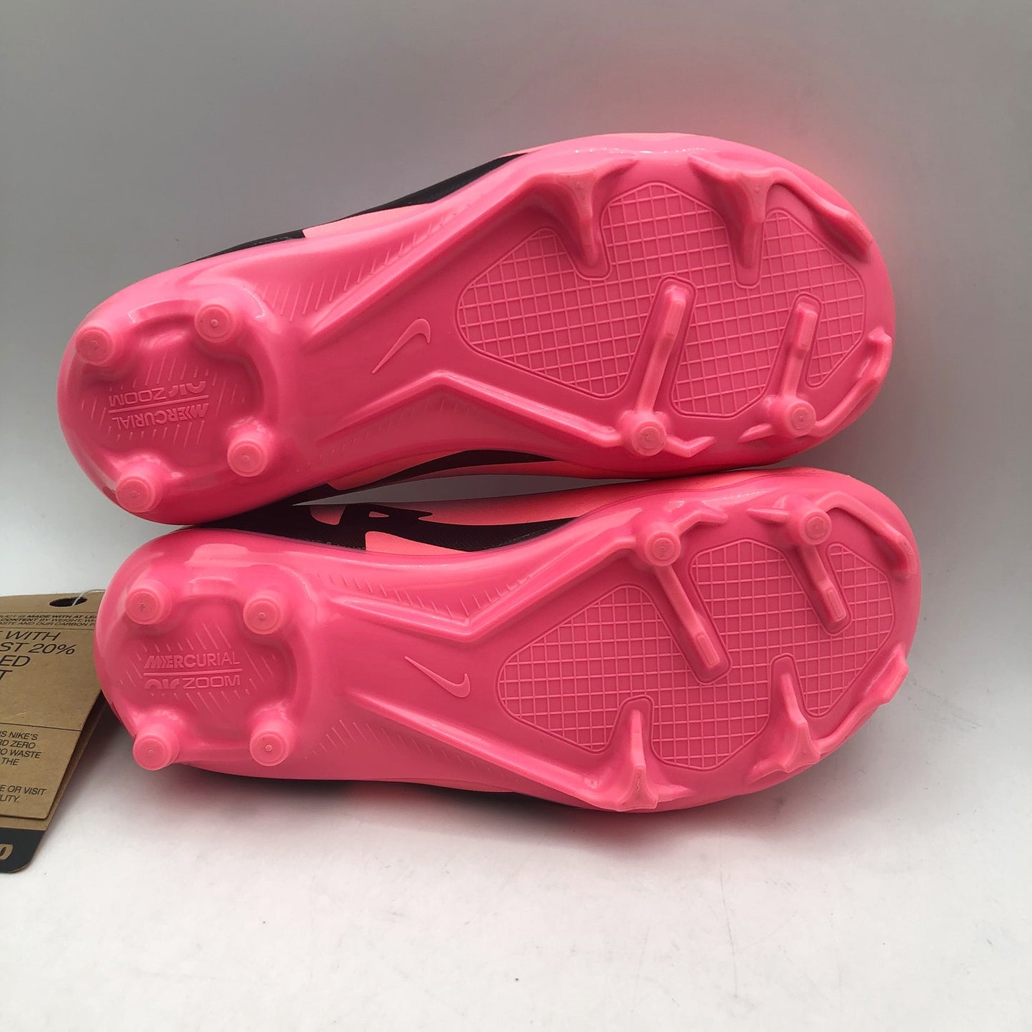 Nike Kids Mercurial Vapor 15 Academy Football Cleats Size 11 Pink Black NWOB