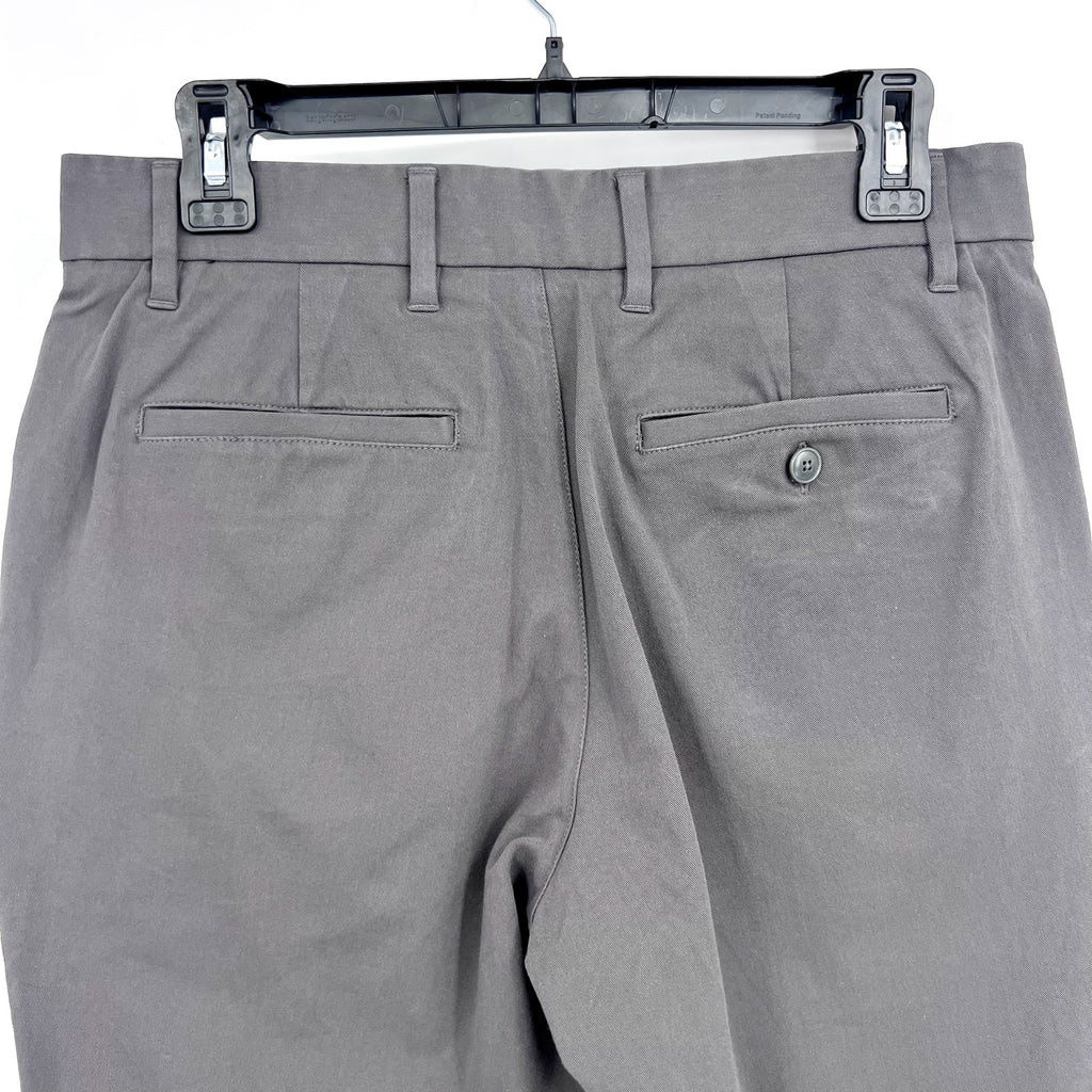 EVERLANE Uniform Mens Performance Chino Pants 32x28 Slate Grey Athletic Fit NWT