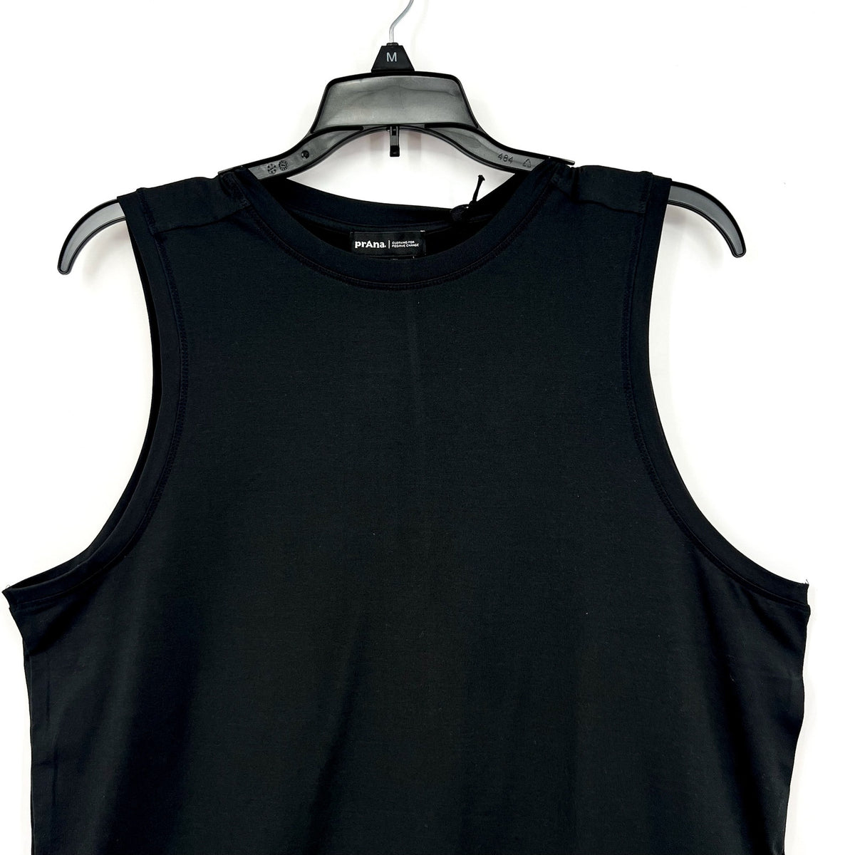 PRANA Women's Sol Searcher Tank Top Large Black Stretch UPF 50+ NWT