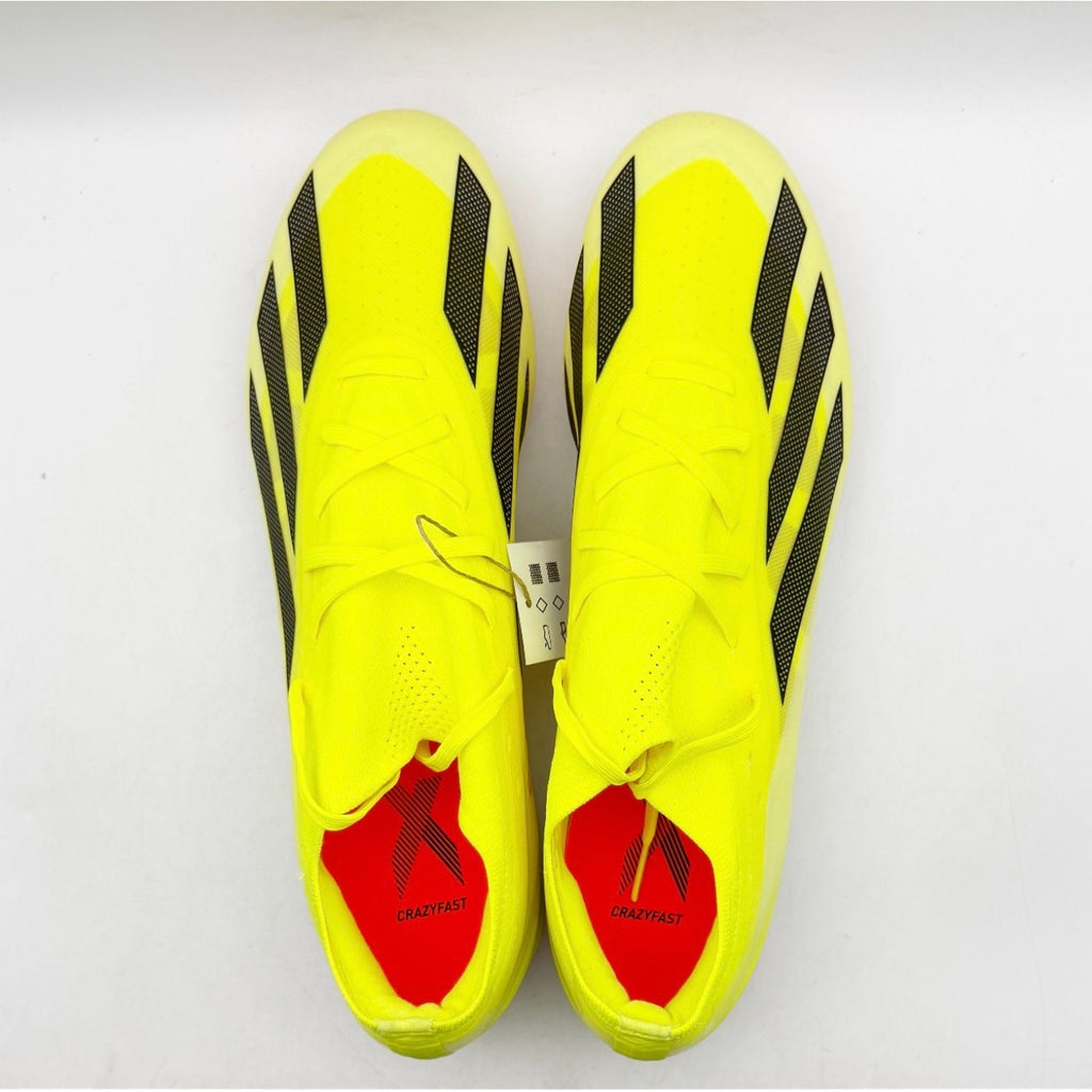 Adidas X Crazyfast Mens Pro Firm Ground Soccer Cleats Size 12 Yellow NWOB IG0601