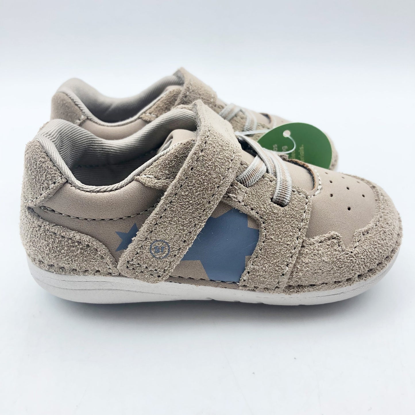 Stride Rite Boys SM Waverly Walnut Size 4.5 Toddler Shoes Brown NIB