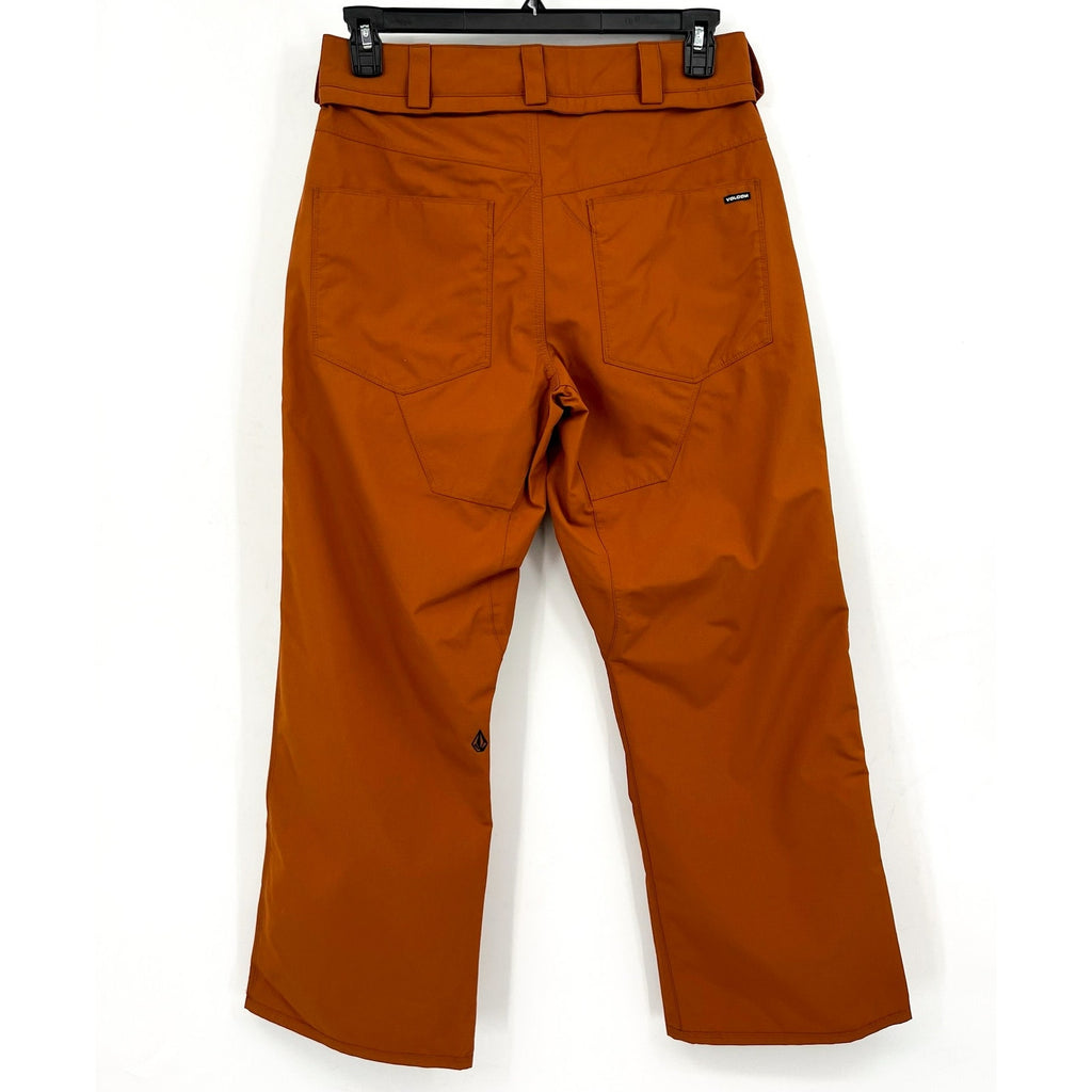 VOLCOM Men's 5-Pocket Snow Pants XS Carmel Brown Water Resistant NWT