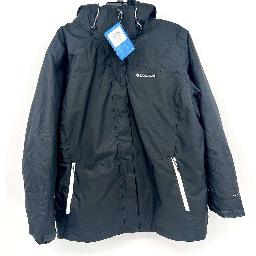 Columbia Women's Bugaboo II Fleece Interchange Jacket 1X Black Waterproof NWT
