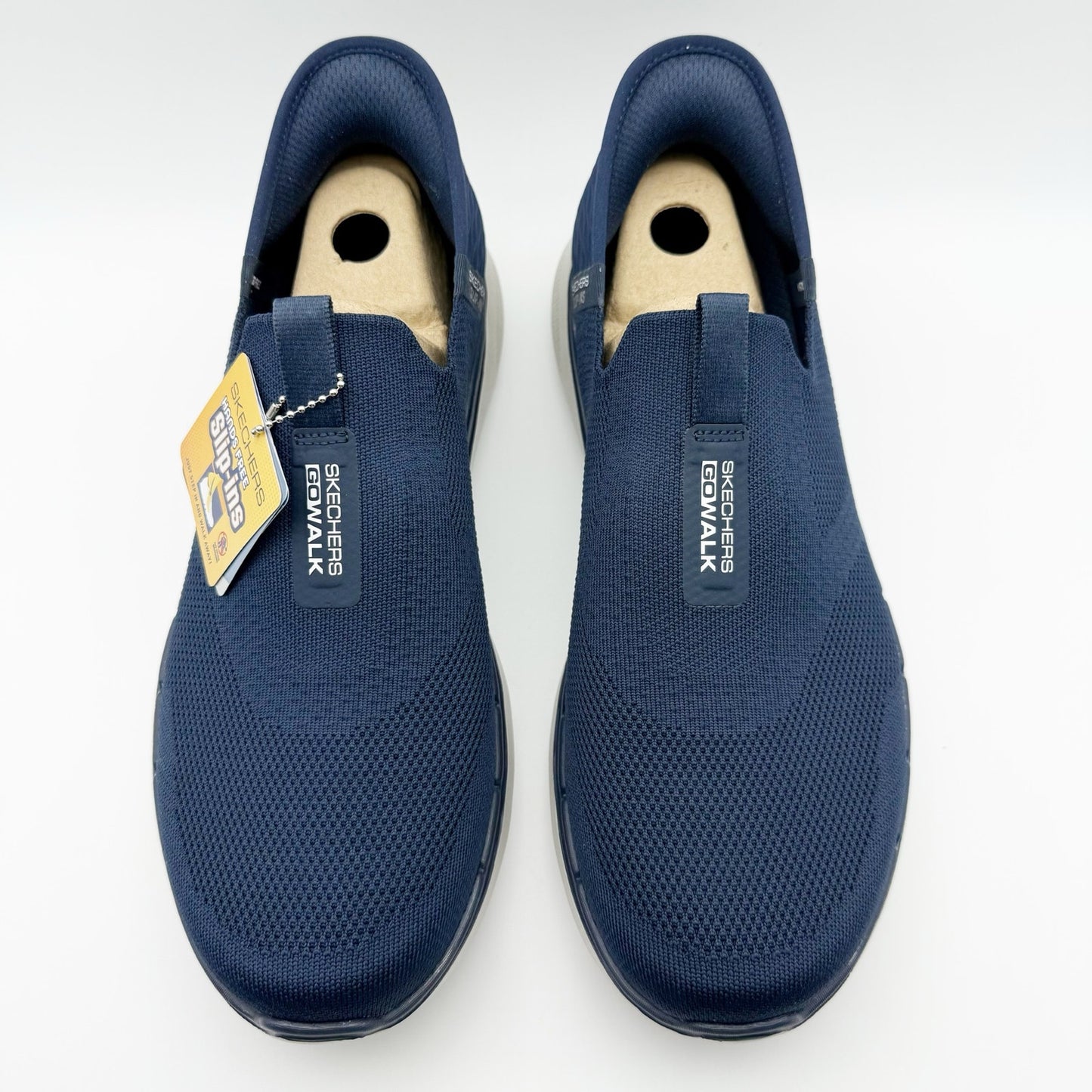 Skechers Mens Go Walk 6 Slip-ins Sneakers 10 Extra Wide Fit Navy Blue NIB