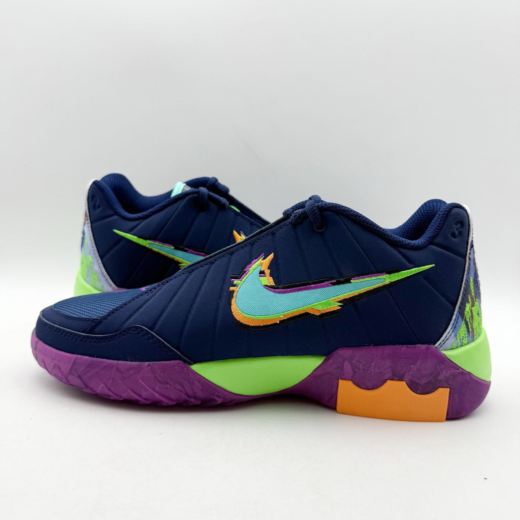 NIKE Kids Lebron Witness lx Kc Sneakers US 7 Youth EU 40 Blue Muulticolor NIB