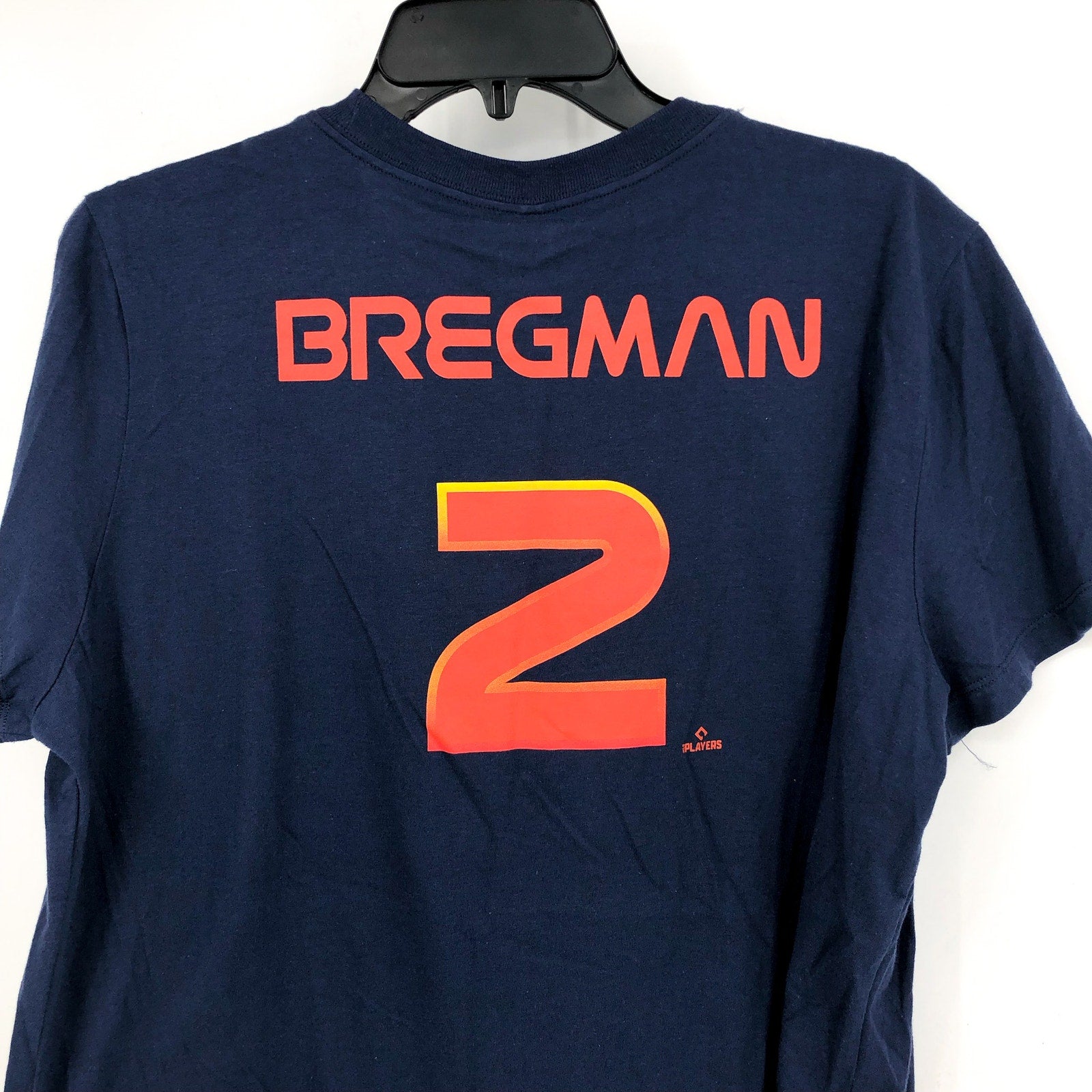 NIKE Womens Houston Astros Bregman 2 City Connect T-Shirt Medium Navy Blue NWT