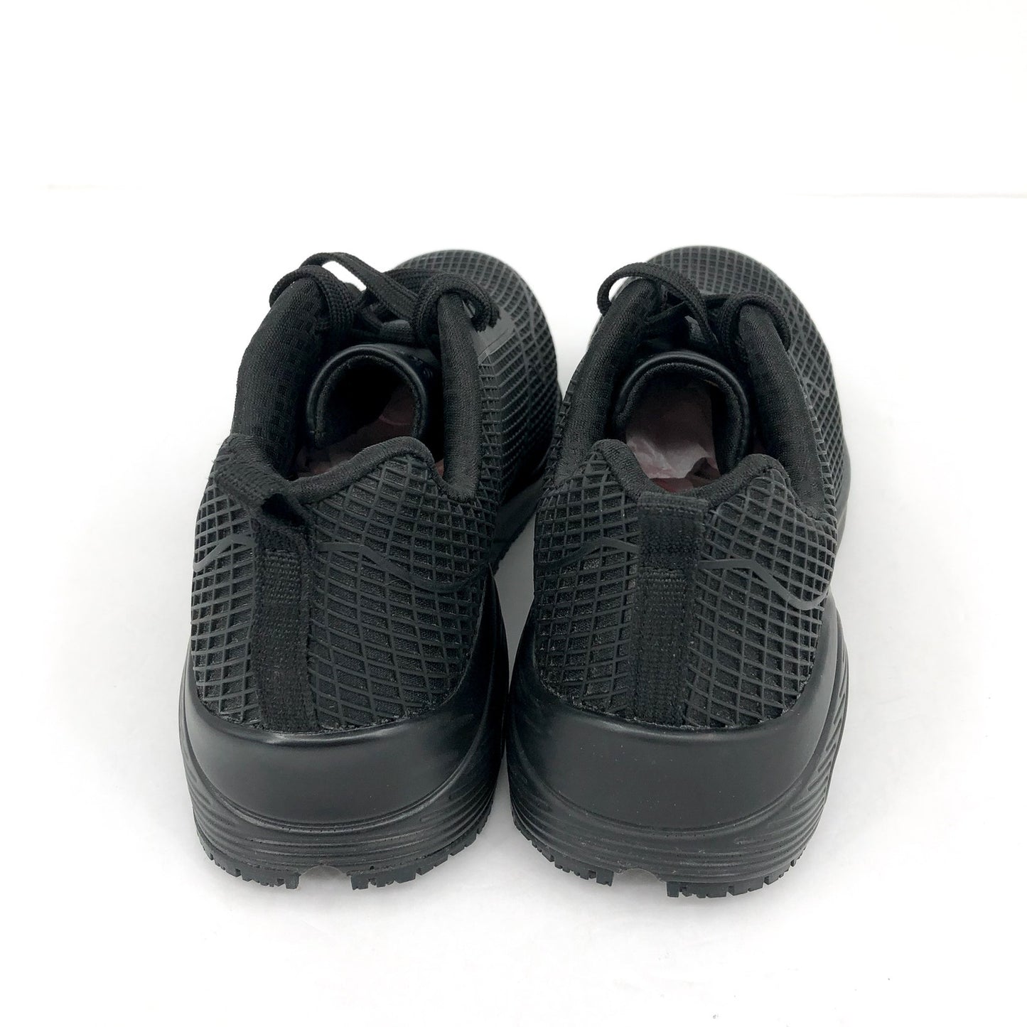 Skechers Work Womens Uno Deloney Shoes US 5.5 Black Comp Toe NMT SR EH NIB