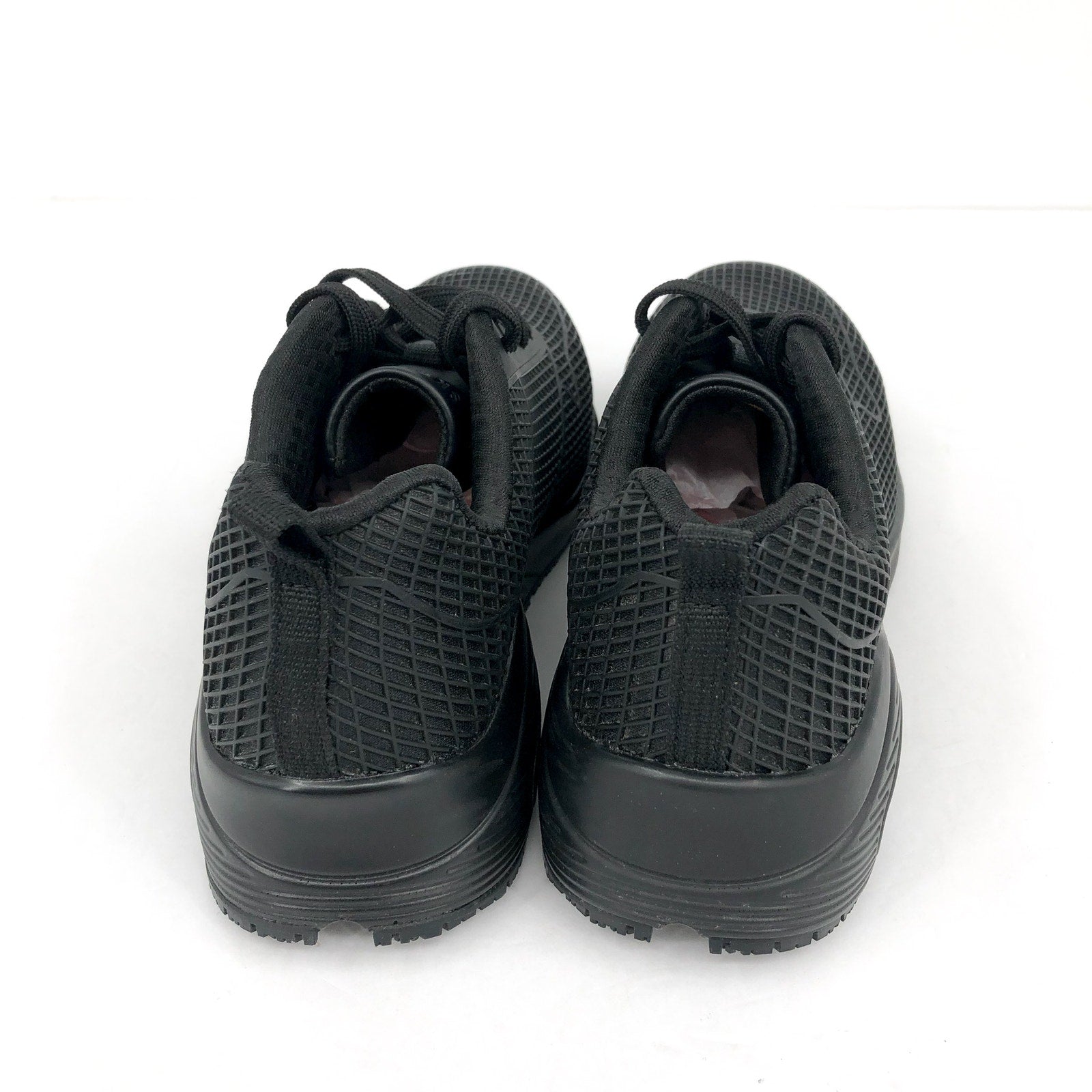 Skechers Work Womens Uno Deloney Shoes Size 5.5 Black Comp Toe NMT SR EH NIB