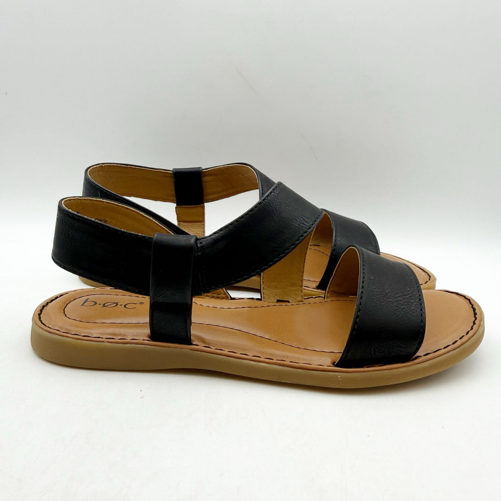 B.o.c. Womens Kacee Criss Cross Sandals US 9 M EU 39.5 Black NIB