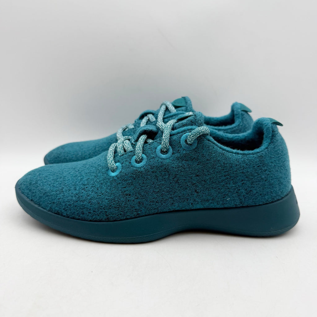 AllBirds Womens Wool Runner Sneakers US 6 EU 36 Teal Athletic NIB