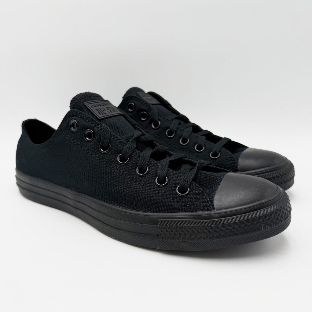 Converse Mens Chuck Taylor All Star Low Sneakers Size 10.5 Black Monochrome NWOB