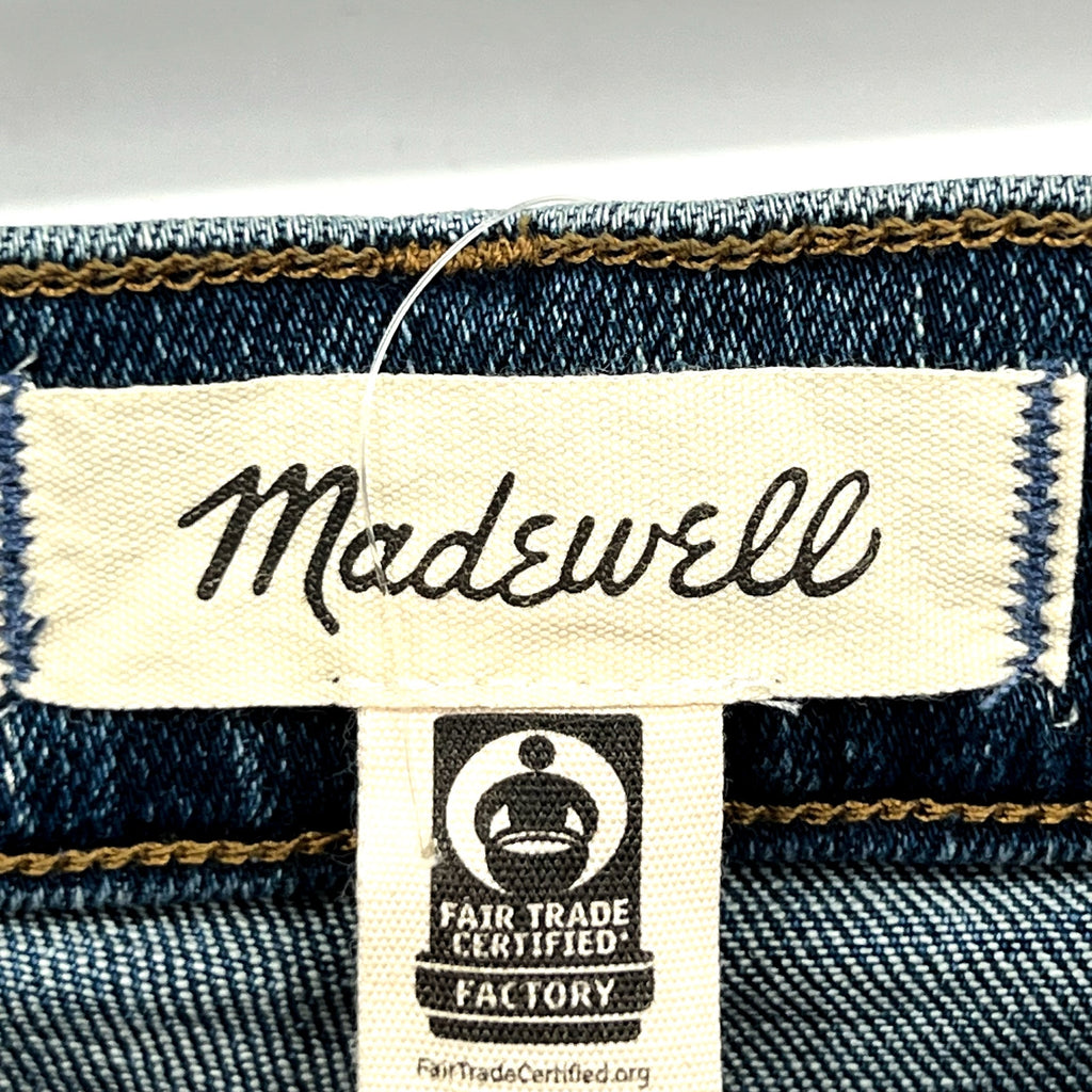 MADEWELL Womens Stovepipe Jeans Size 30 US 10 Blue Slim Straight NU072 NWT