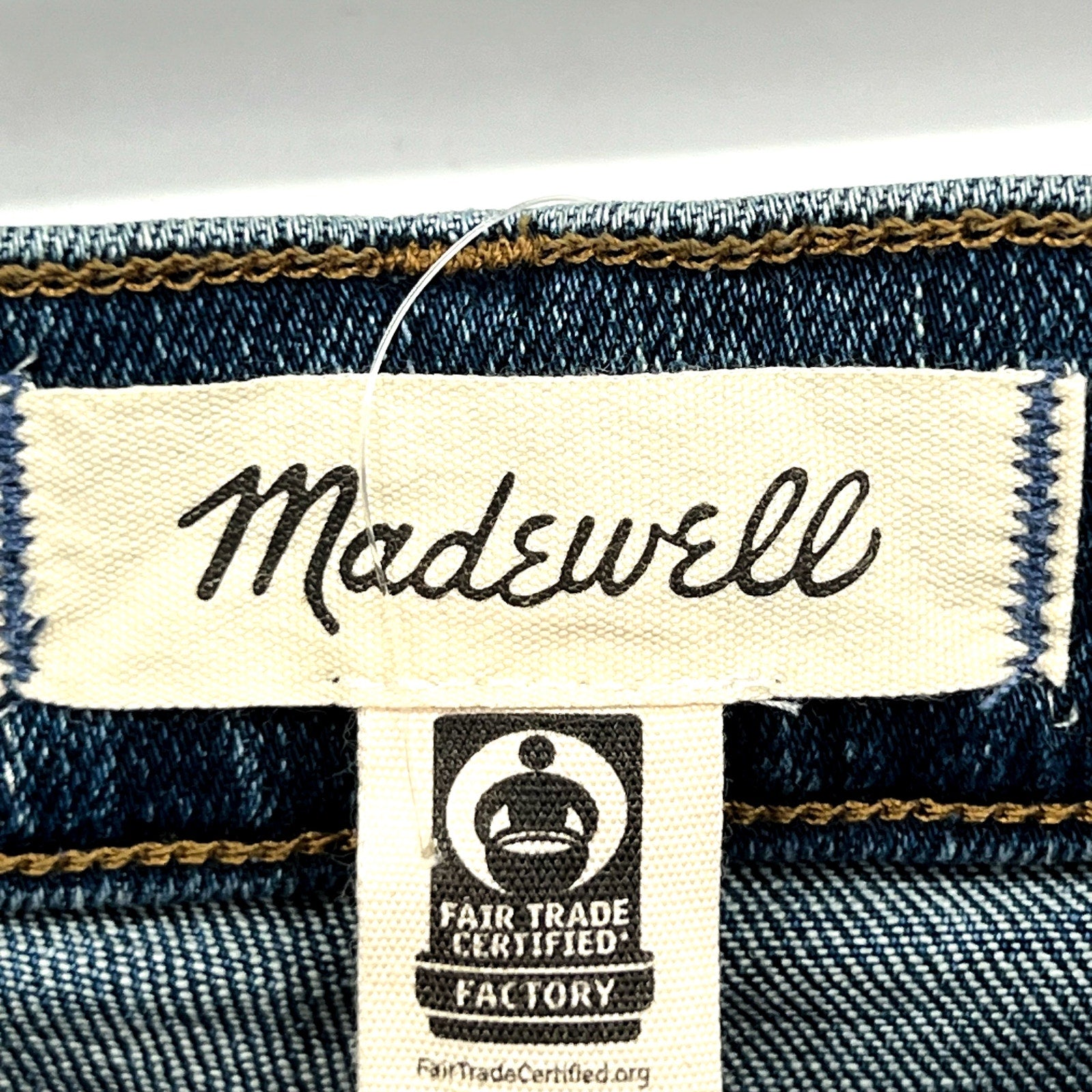 MADEWELL Womens Stovepipe Jeans Size 30 US 10 Blue Slim Straight NU072 NWT
